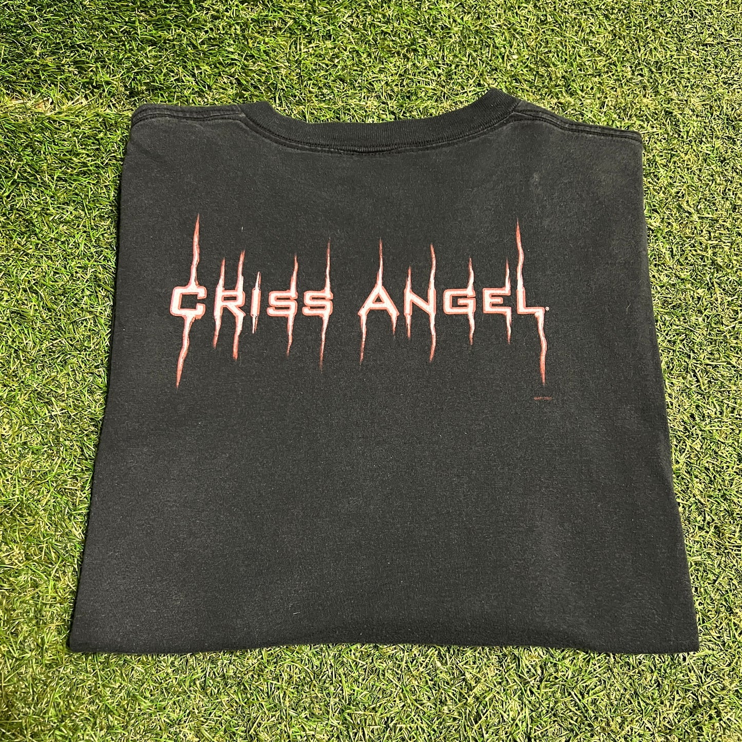 2004 Criss Angel Black Art Tee Size XL USED v16413