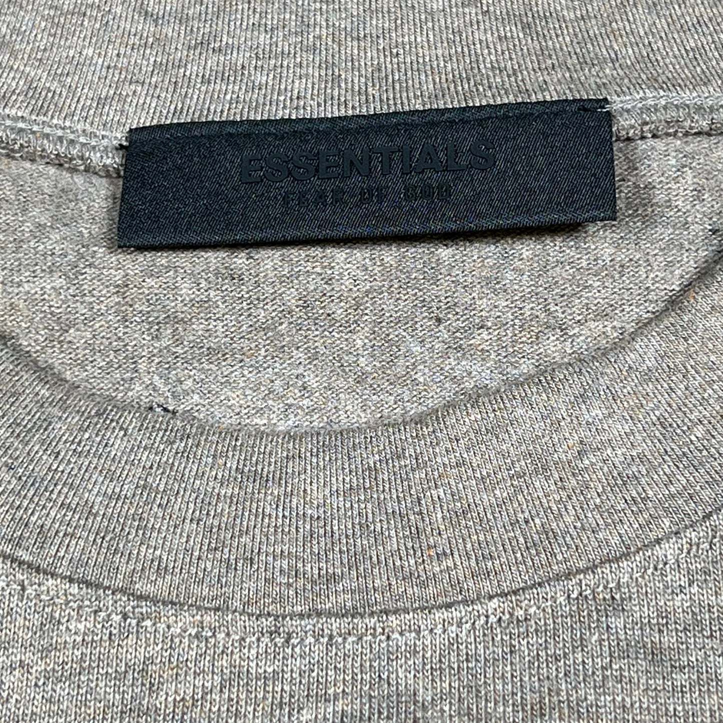 Fear of God FOG Essentials University Heather Grey Tee Size Medium NEW x14363