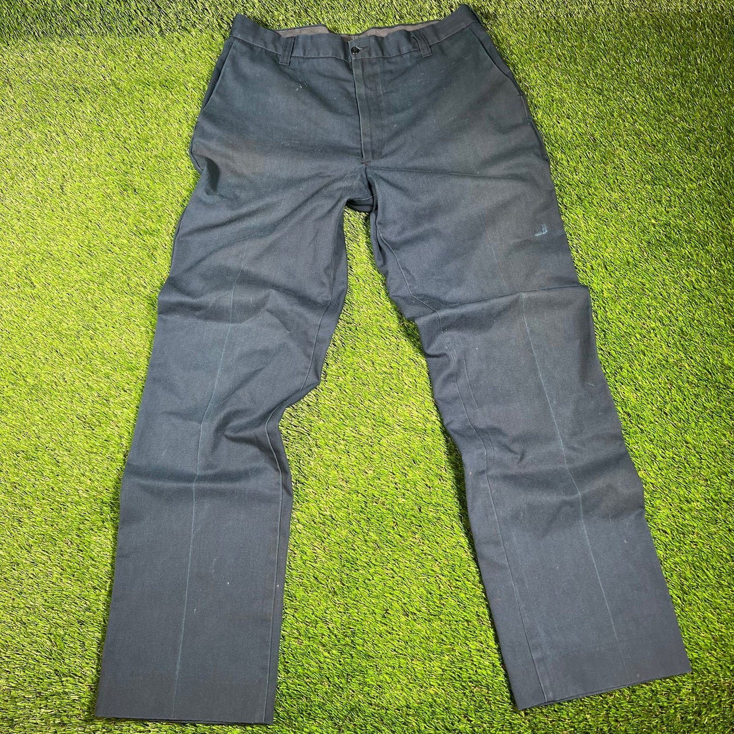 1990s CCS Navy Blue Work Wear Pants Size 36 USED v16528