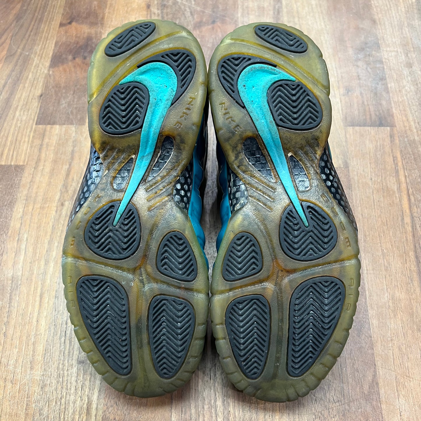 Nike Air Foamposit Pro Electro Blue Size 8 USED S17116