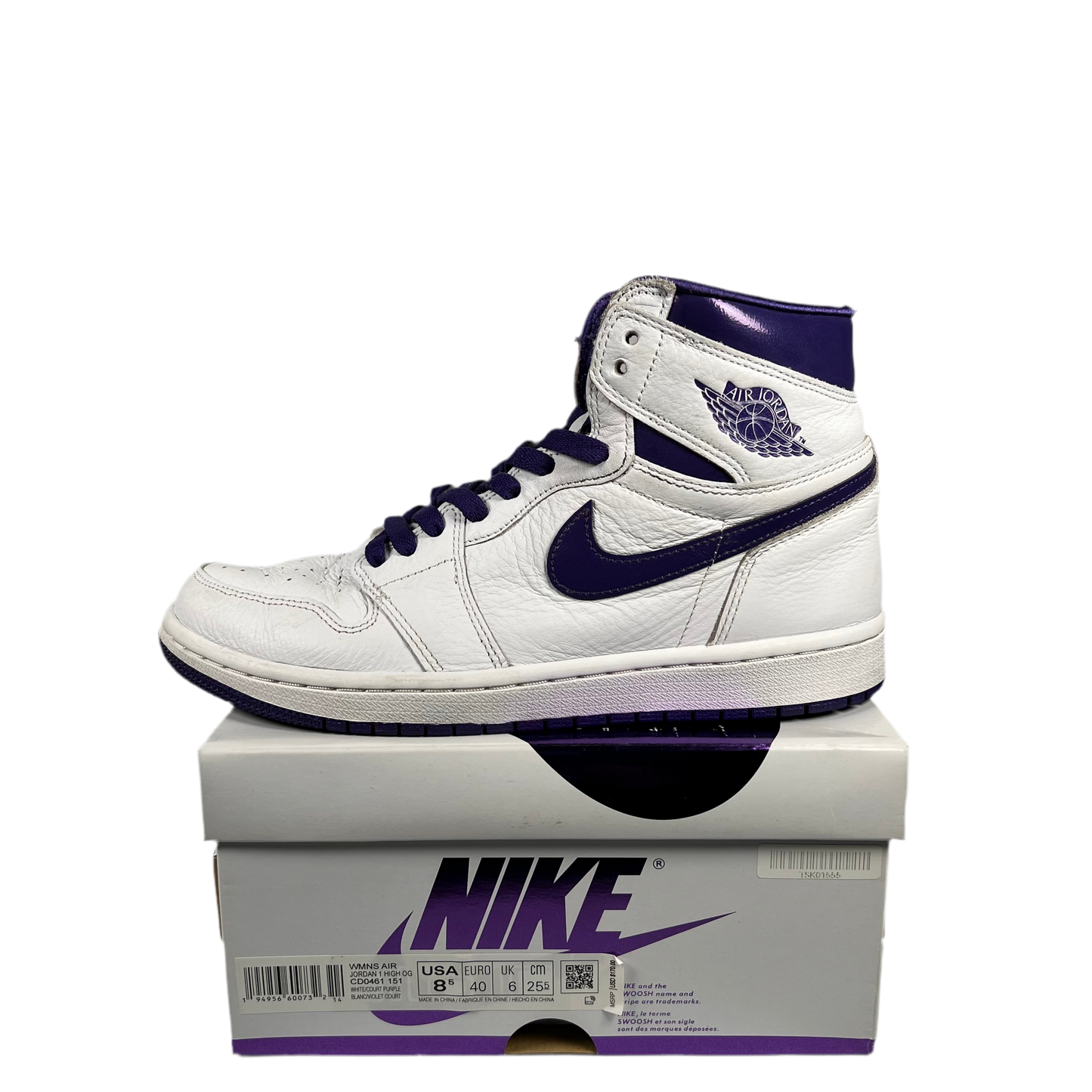 Jordan 1 High Court (2021) Size 7m / 8.5w USED s17801