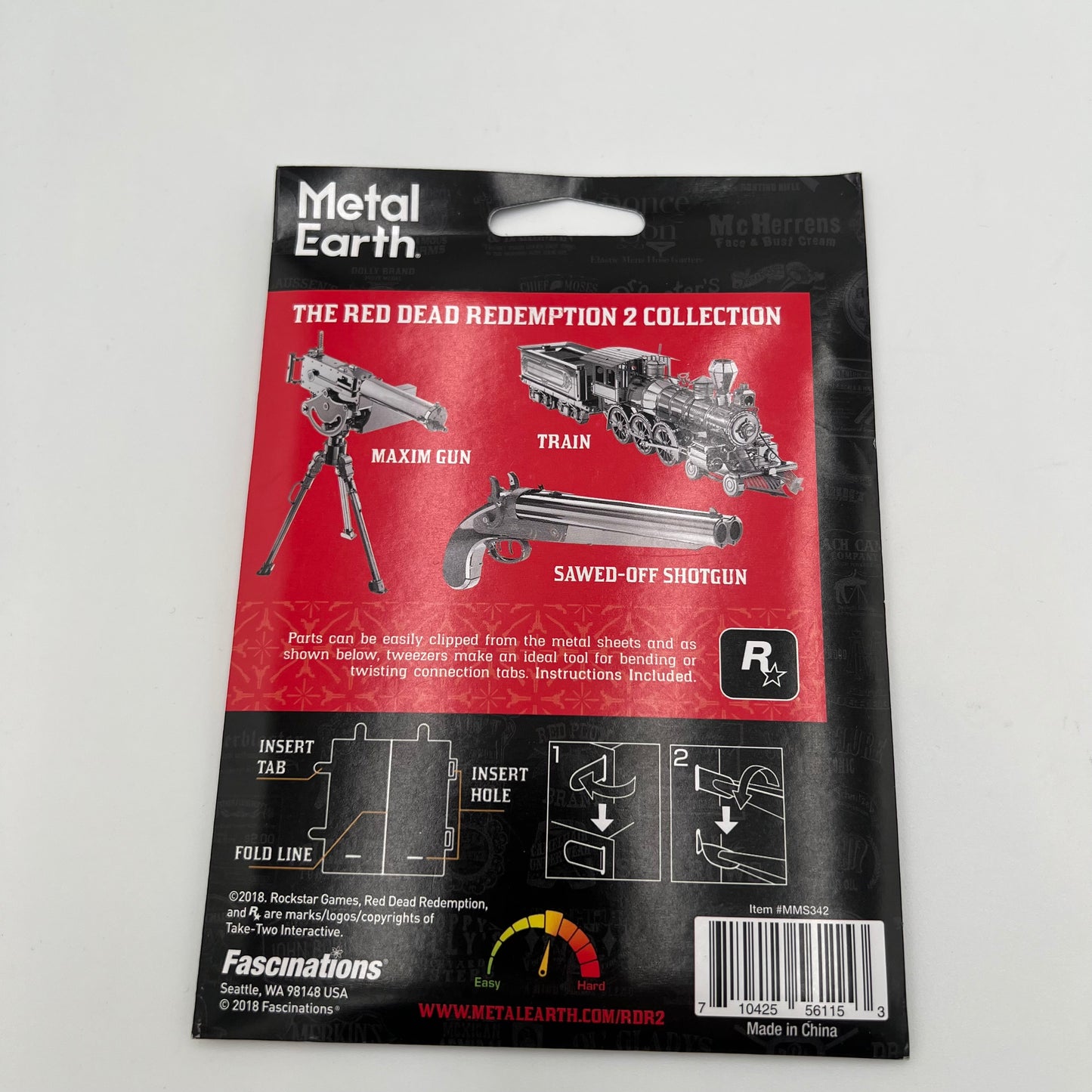 Red Dead Redemption II Promo Model Kit Accesory Pack NEW v14814