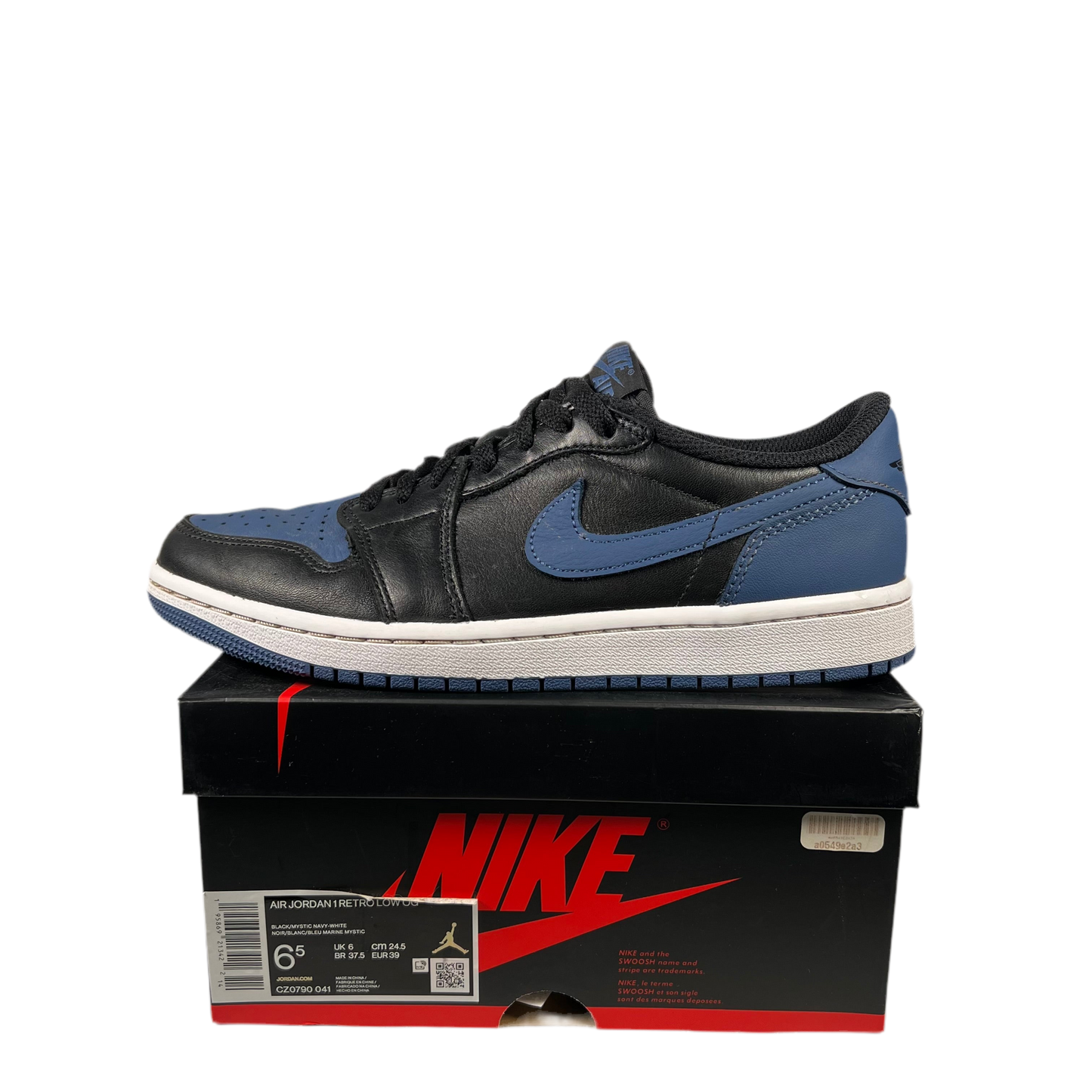 Jordan 1 Low Mystic Navy (2022) Size 6.5 USED s18124