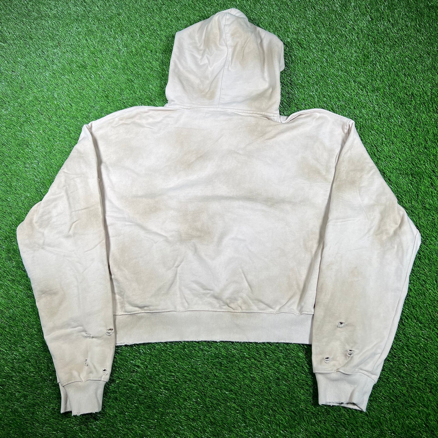 Vale "Vale Sports Division" Tiger Cream Hoodie Size Medium USED x14724