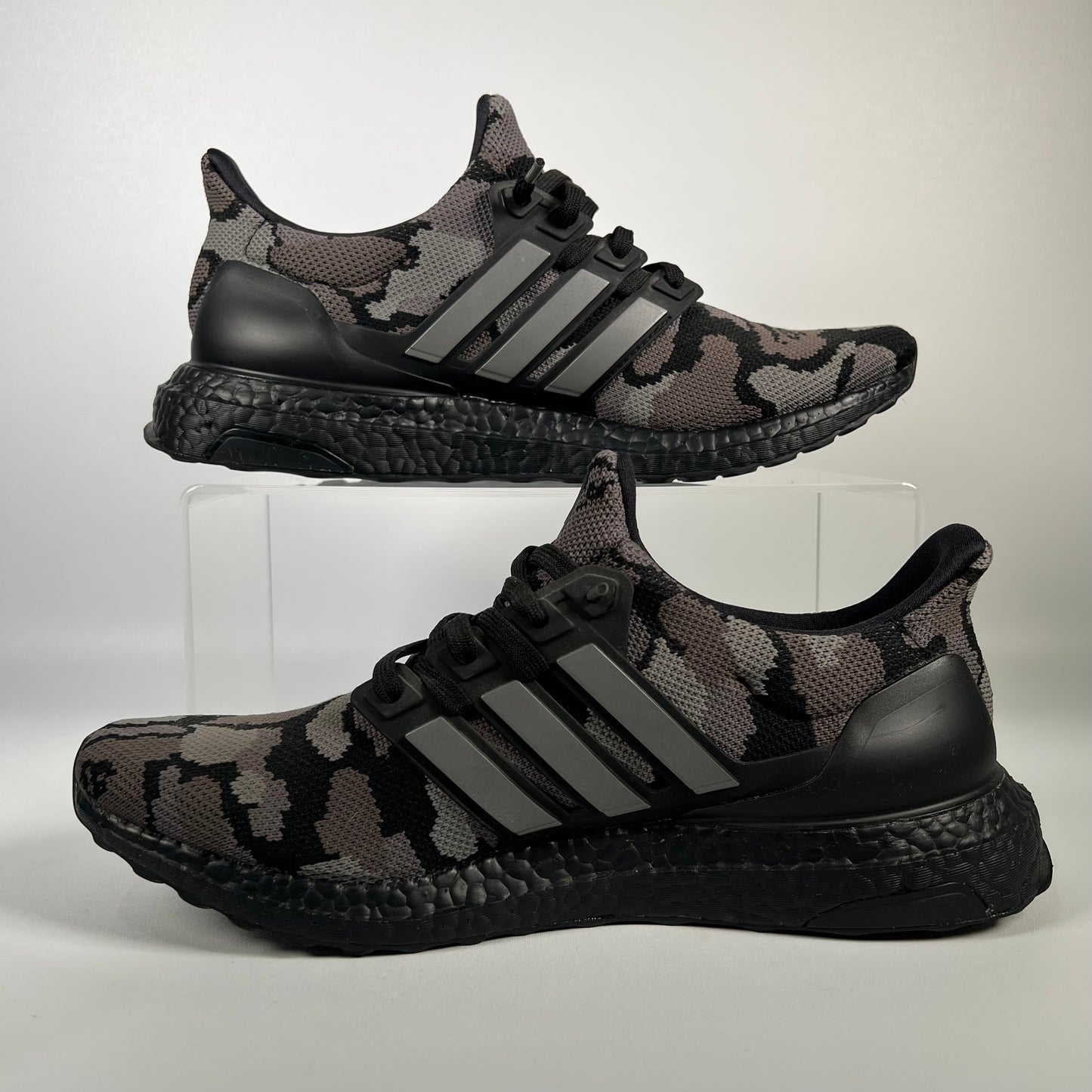 Adidas X Bape Ultra Boost Camo Black Size 8 USED s17364