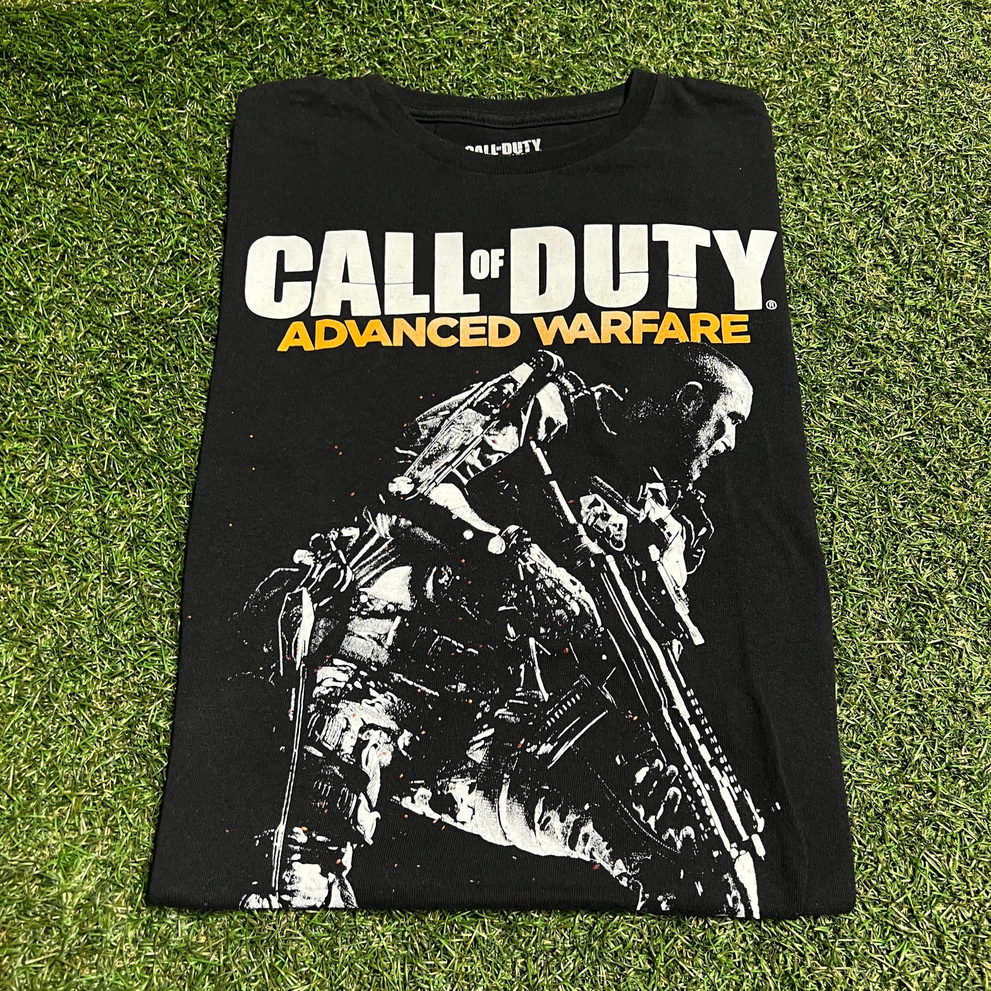 Call of Duty Advanced Warfare Black Tee Size Small USED v16424