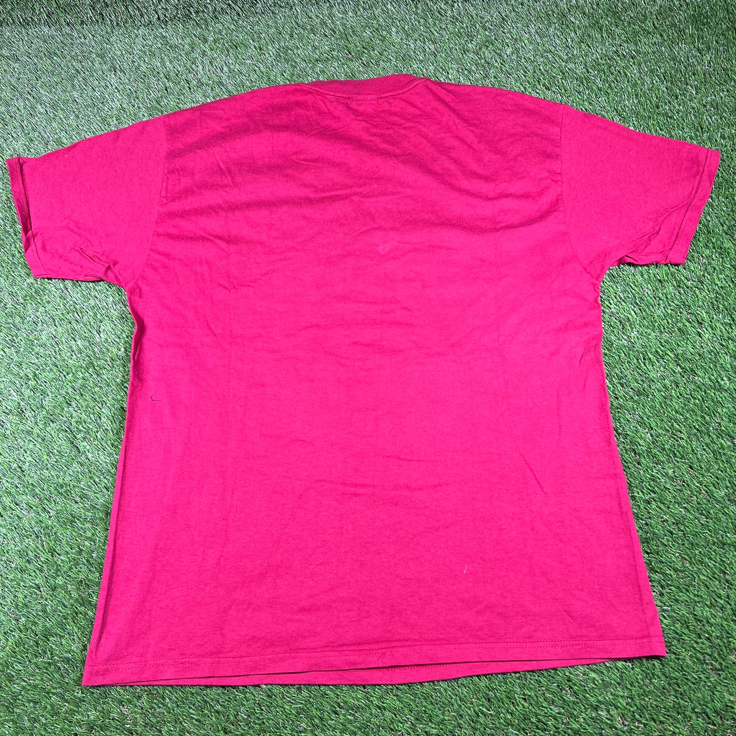 1996 San Francisco 49ers Maroon Logo Tee Size XL USED v16820