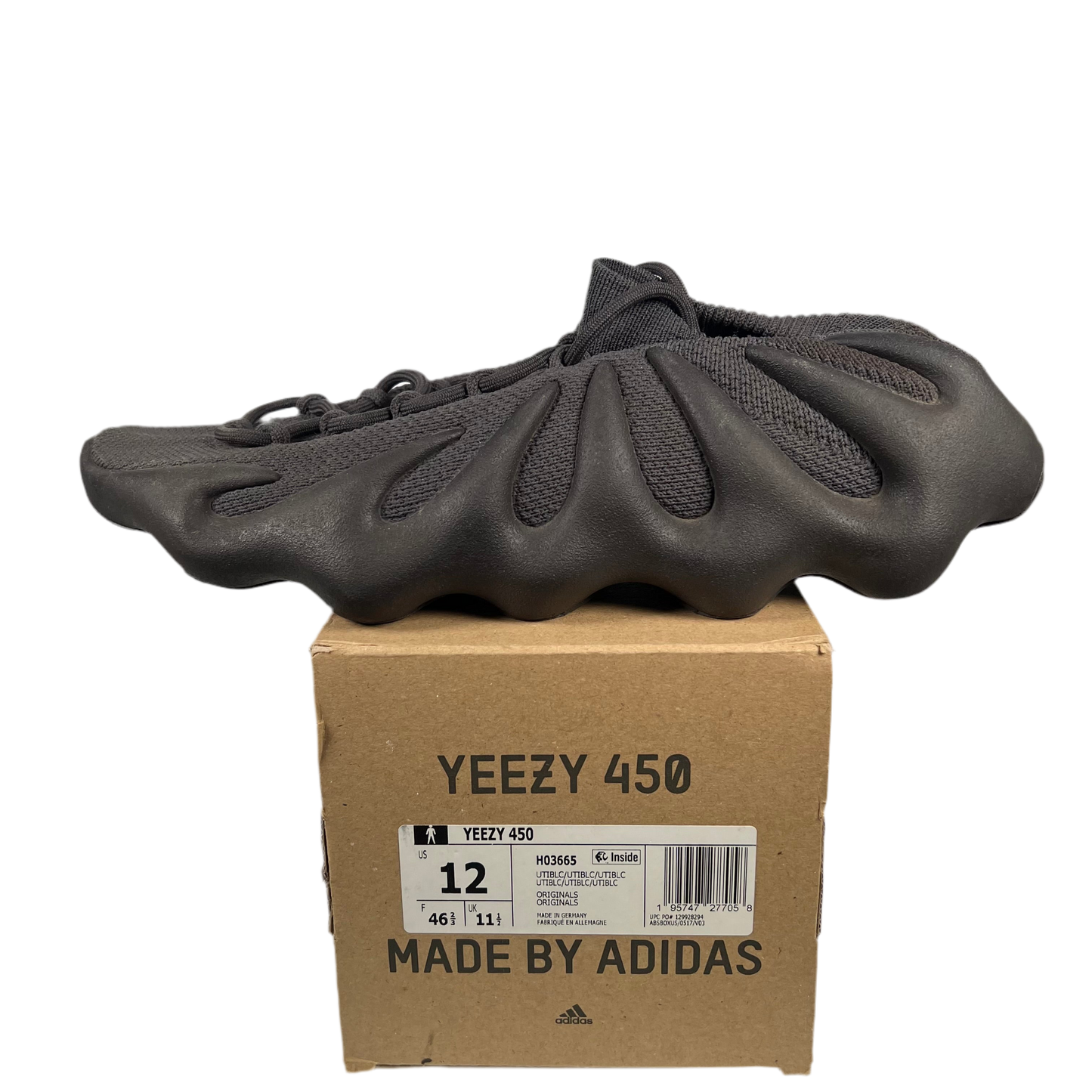 Yeezy 450 Utility 2022 Black Size 12 USED S17589