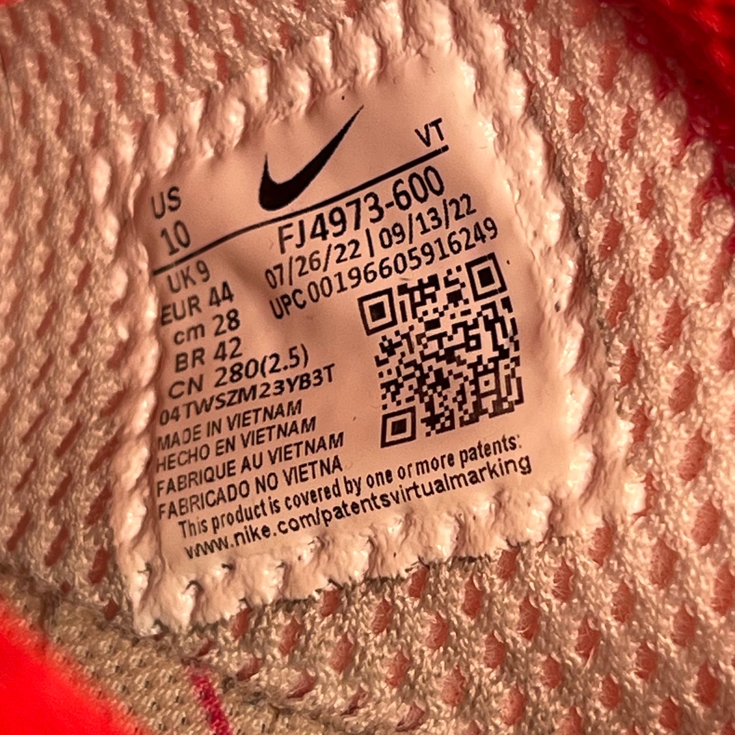 Nike Presto Doernbecher (2023) Size 10 USED s19070