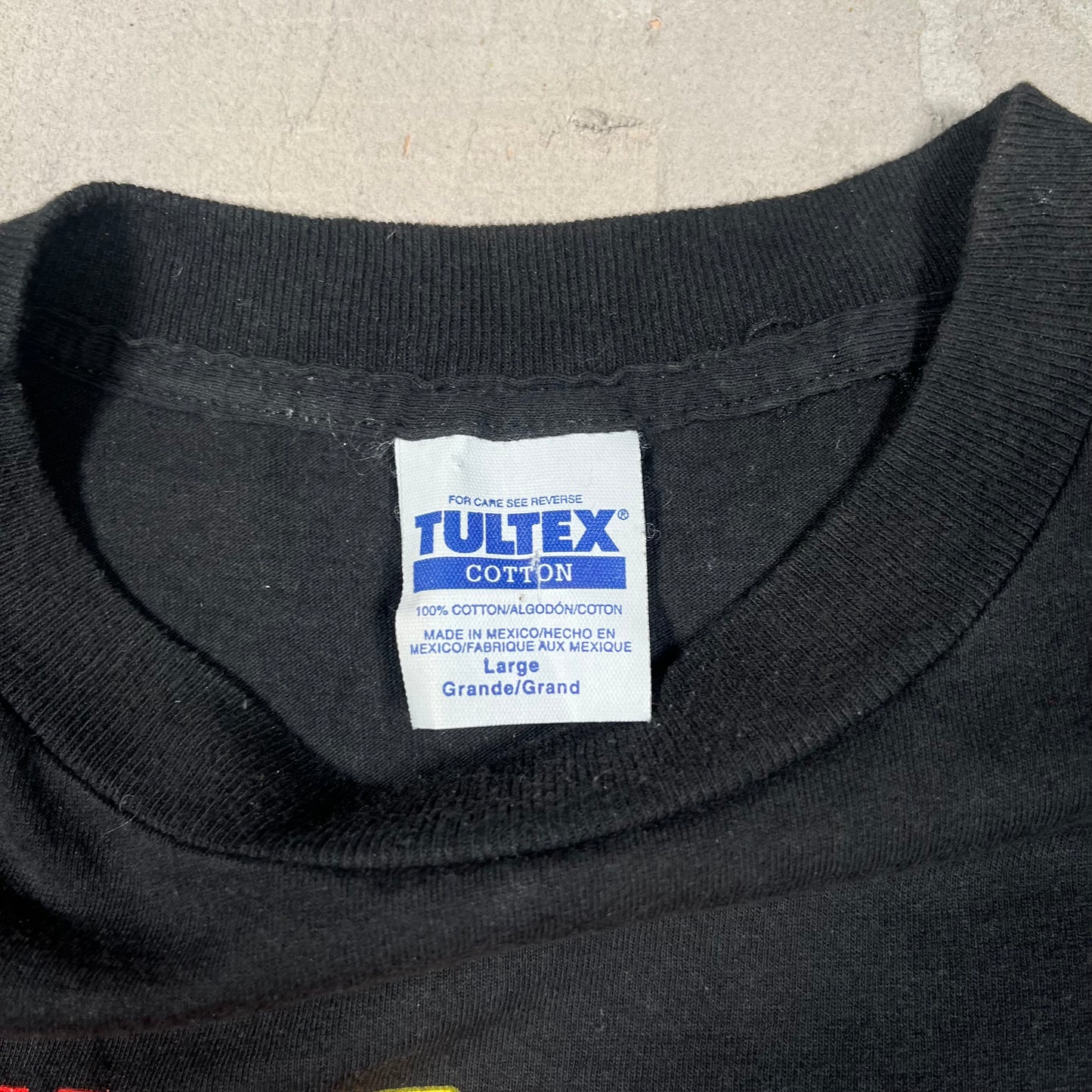 1999 Nascar Winston Cup Tour Racing Black Tee Size Large USED v15864