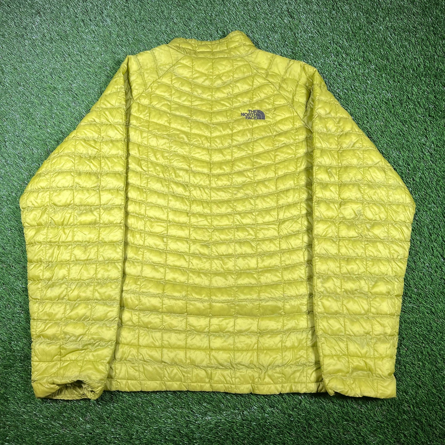 North Face Lime Green Rain Jacket Size XL USED v16886