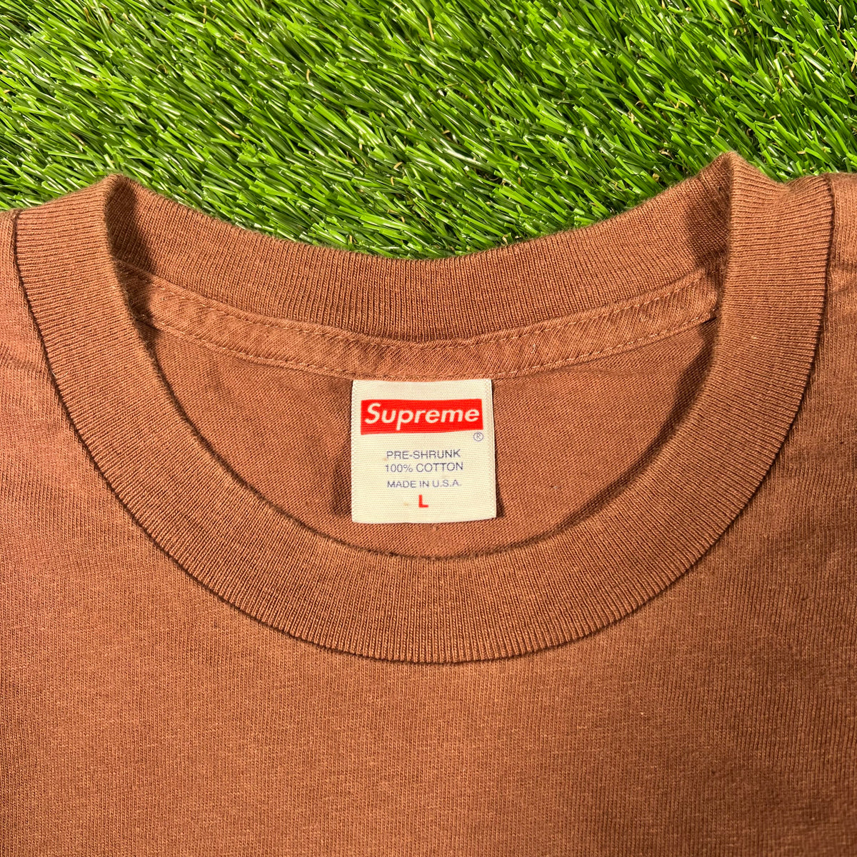 Supreme Richest Brown Tee (2021) Size Large USED x15385
