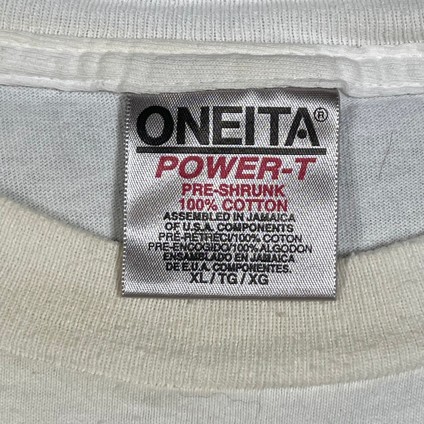 1990s 7UP Make 7 Tee White and Green Size XL USED V16539