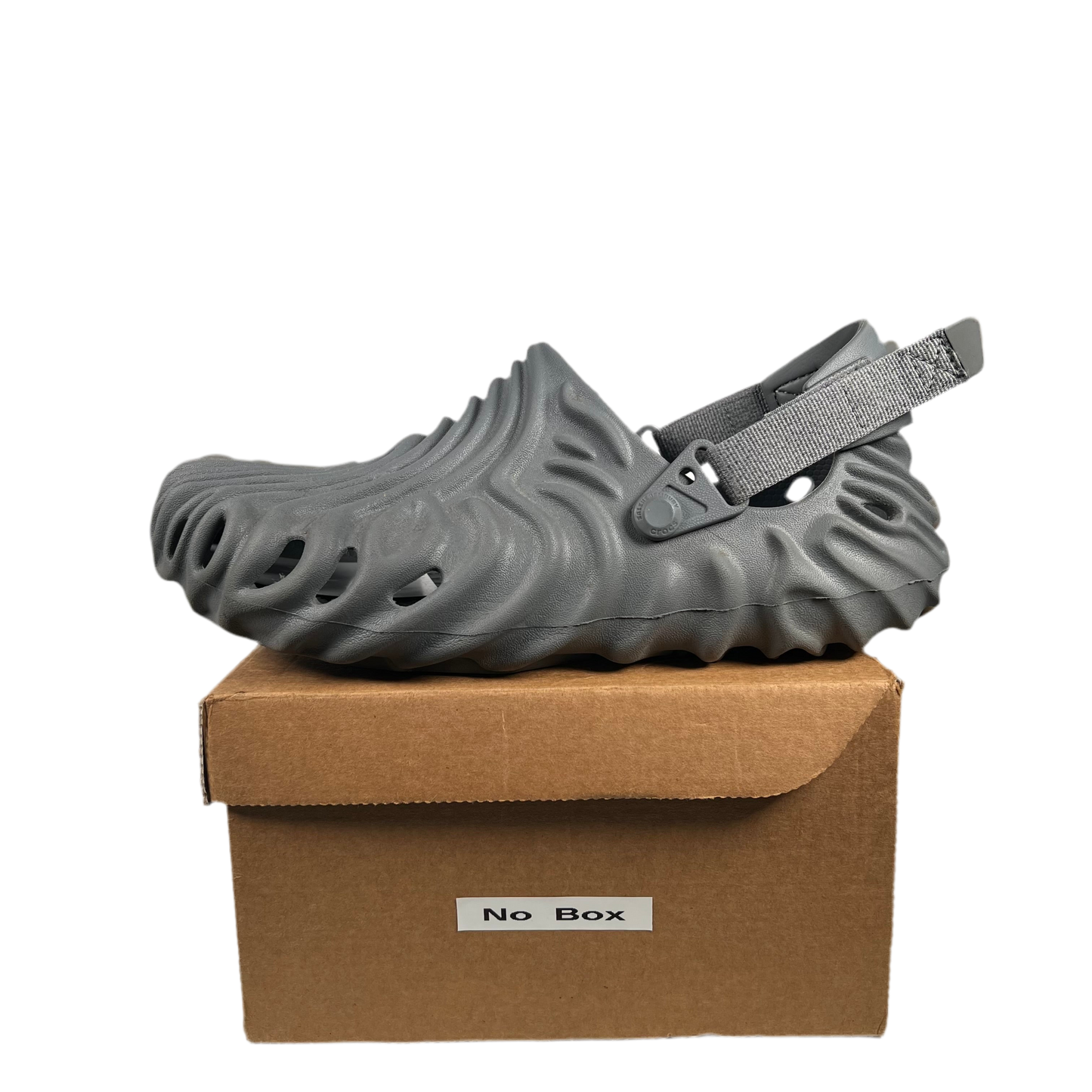 Crocs X Salehe Bembury Pollex Clog Grey (2021) Size 9 USED s17934