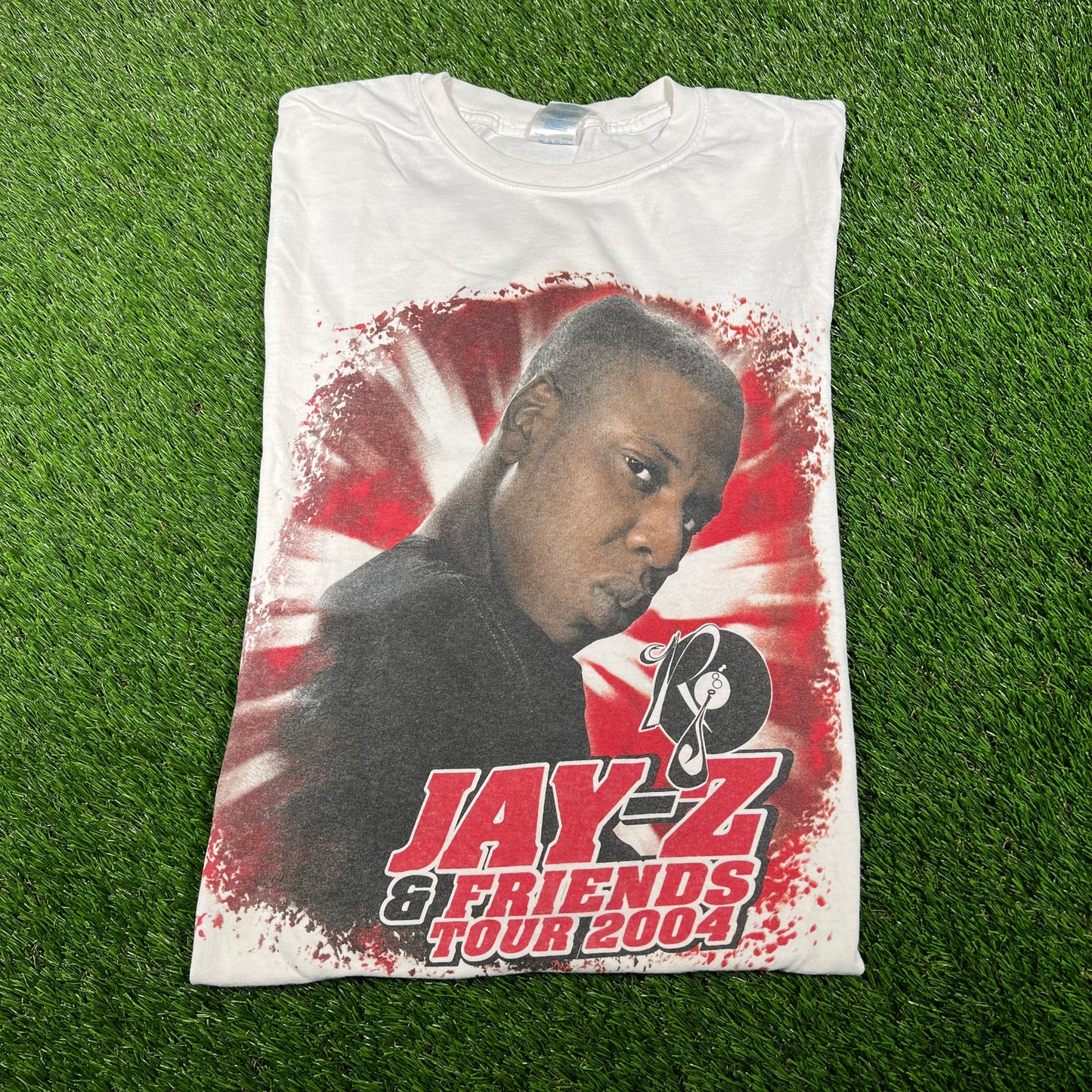 2004 Jay-Z & Friends White Tour Longsleeve Size Large USED v16895