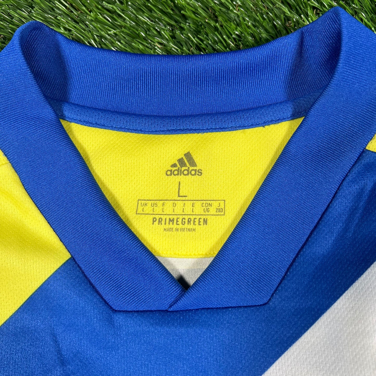 Adidas Juventus 2022 Third Blue/White Jersey Size Large USED v17104