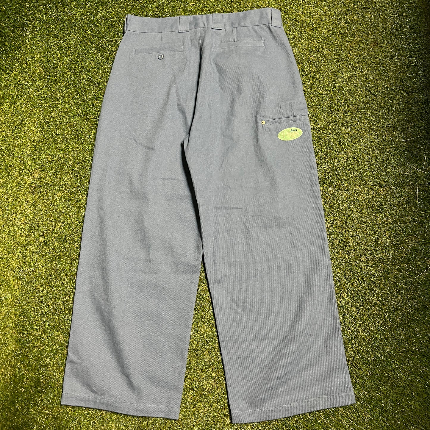 Phyps Wide Leg Blue Work Pants SIze XL NEW v16087
