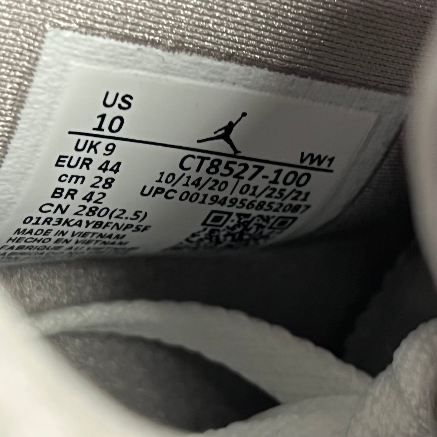 Jordan 4 White Oreo (2021) Size 10 NEW s13441