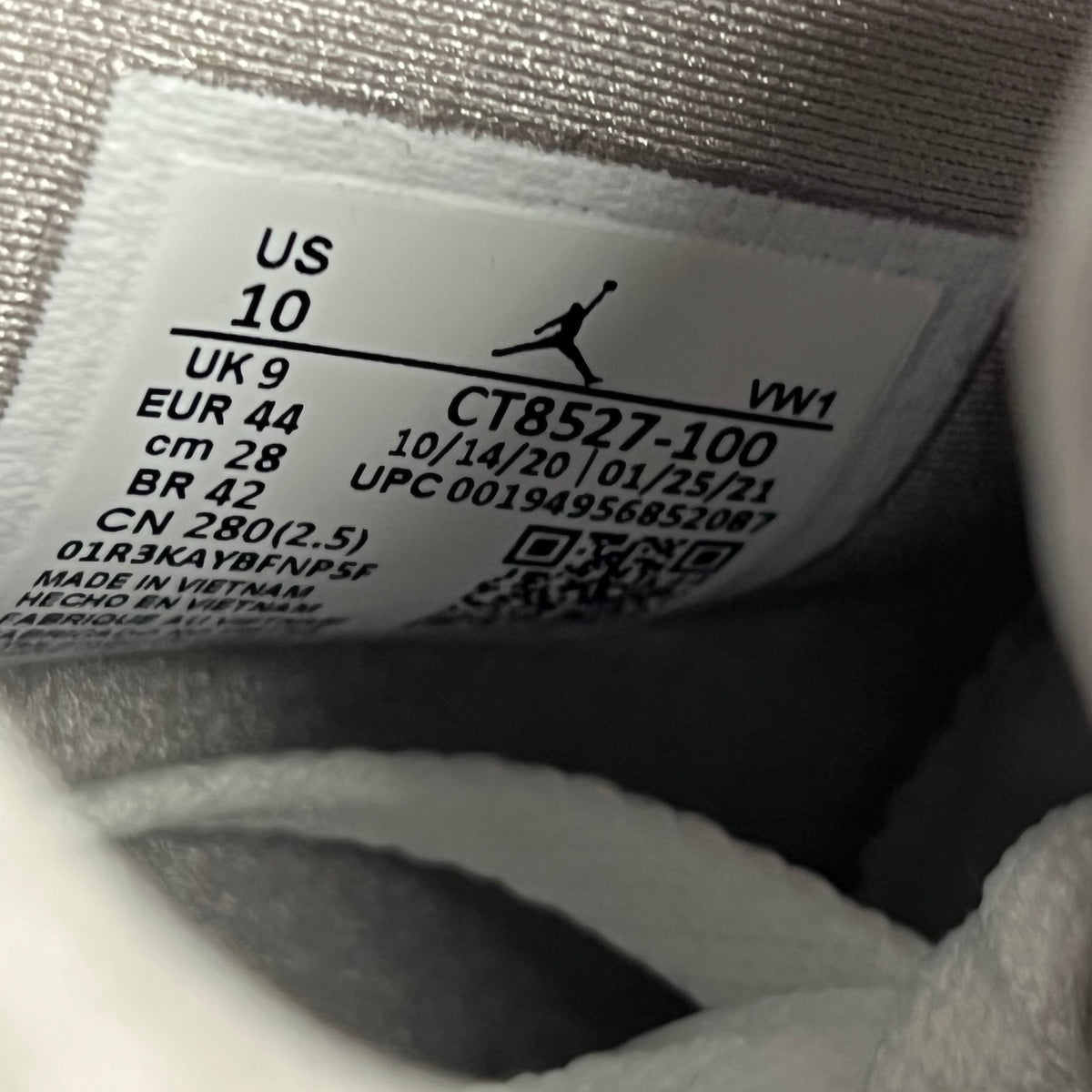 Jordan 4 White Oreo (2021) Size 10 NEW s13441