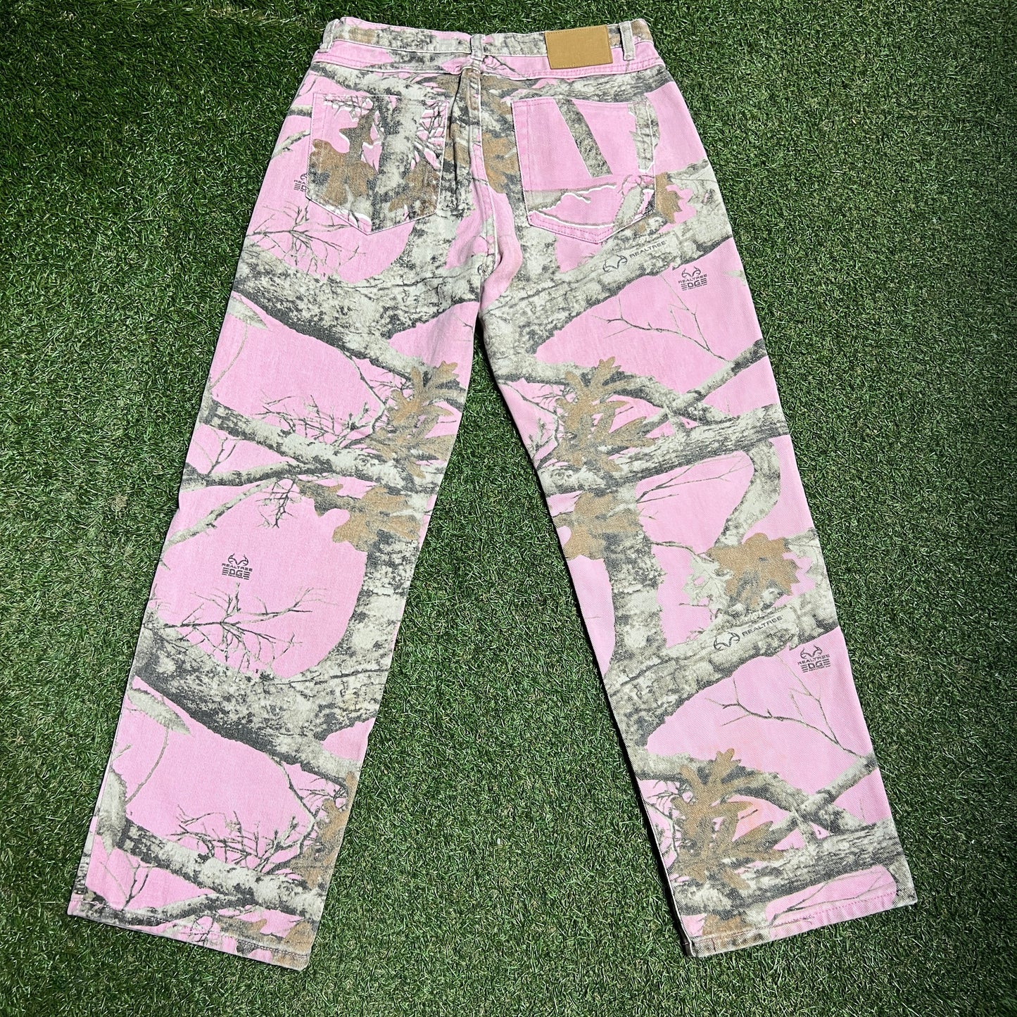 Stussy Workgear Real Camo Pink Pants Size 32 USED x13945
