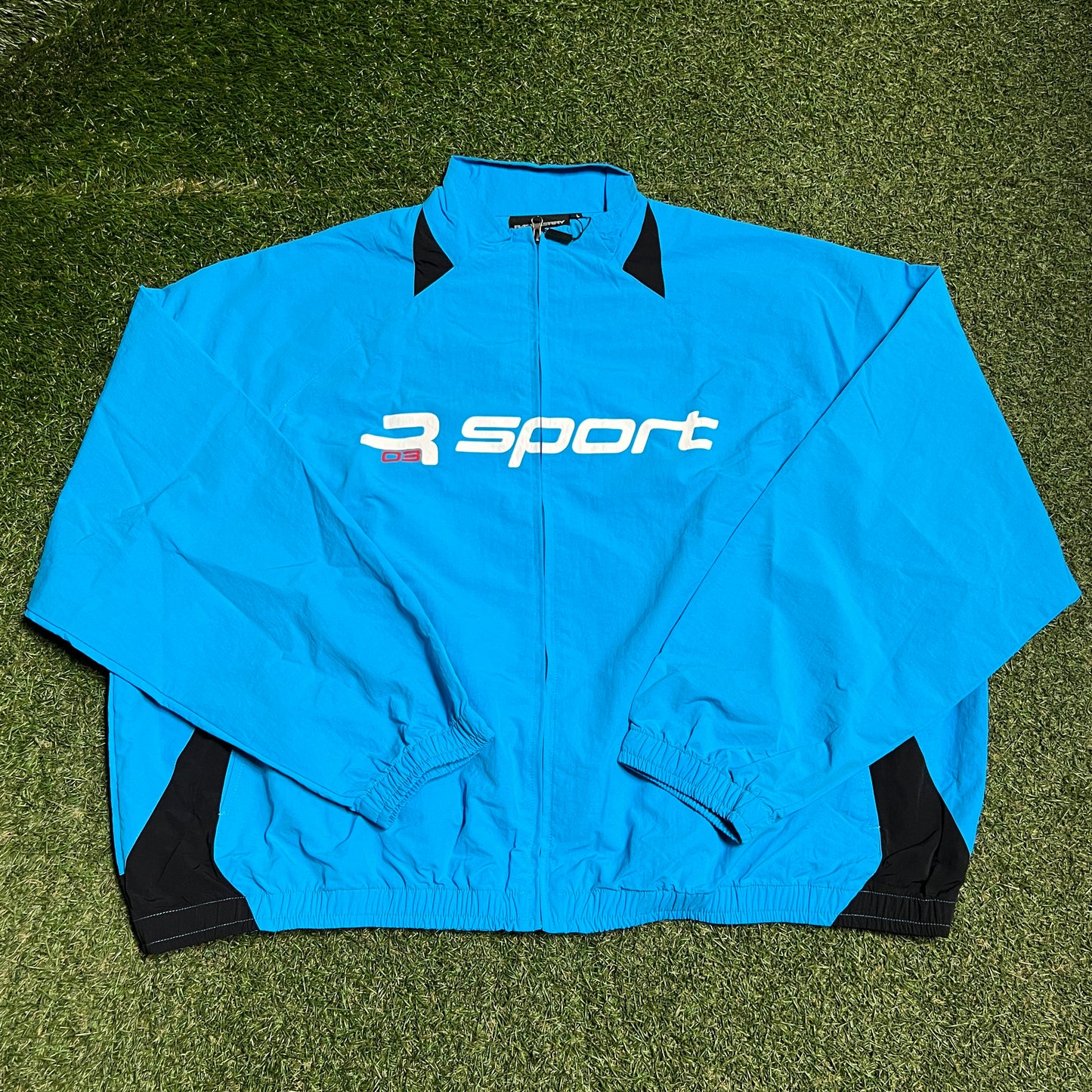 GV Gallery R Sport Bermuda Blue Track Jacket Size Medium NEW x13963