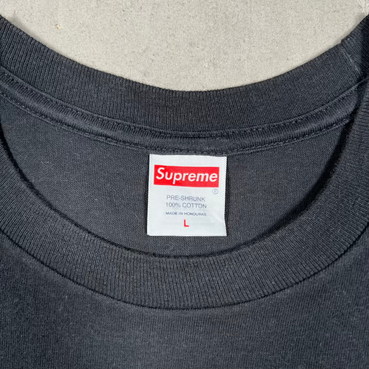 Supreme Based Why Hate Black Tee Size Large USED x18550