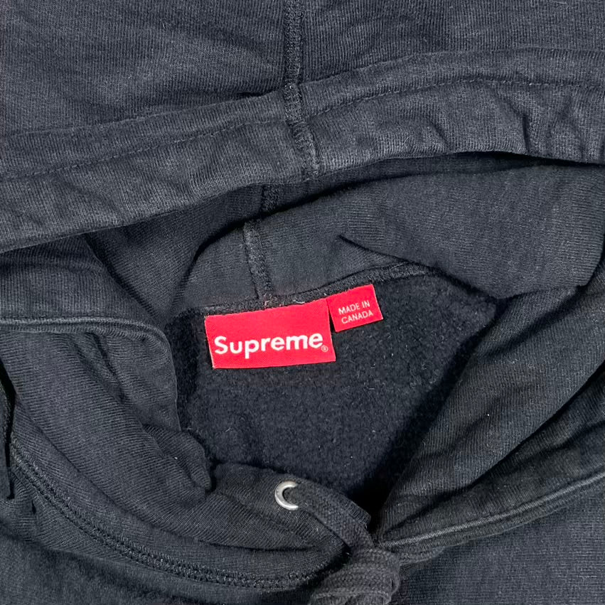 Supreme Black Box Logo Hoodie (2021) Size Large USED x18870
