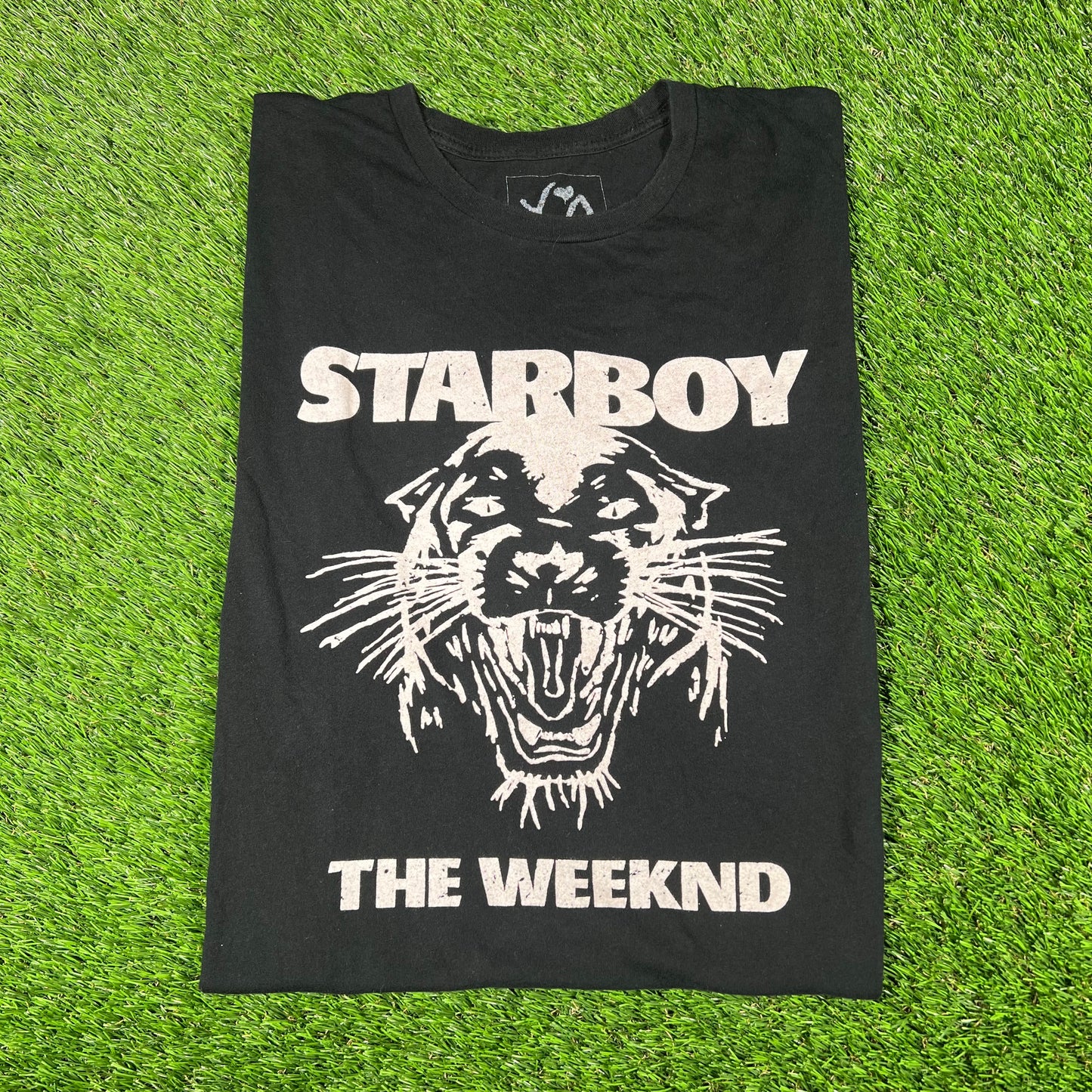 The Weekend Black Starboy Tee Size Large USED v16918