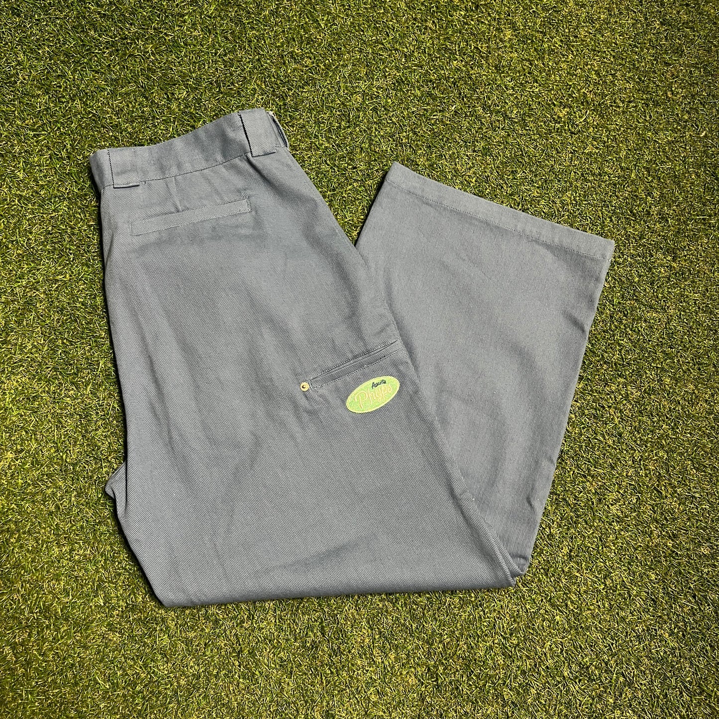 Phyps Wide Leg Blue Work Pants SIze XL NEW v16087