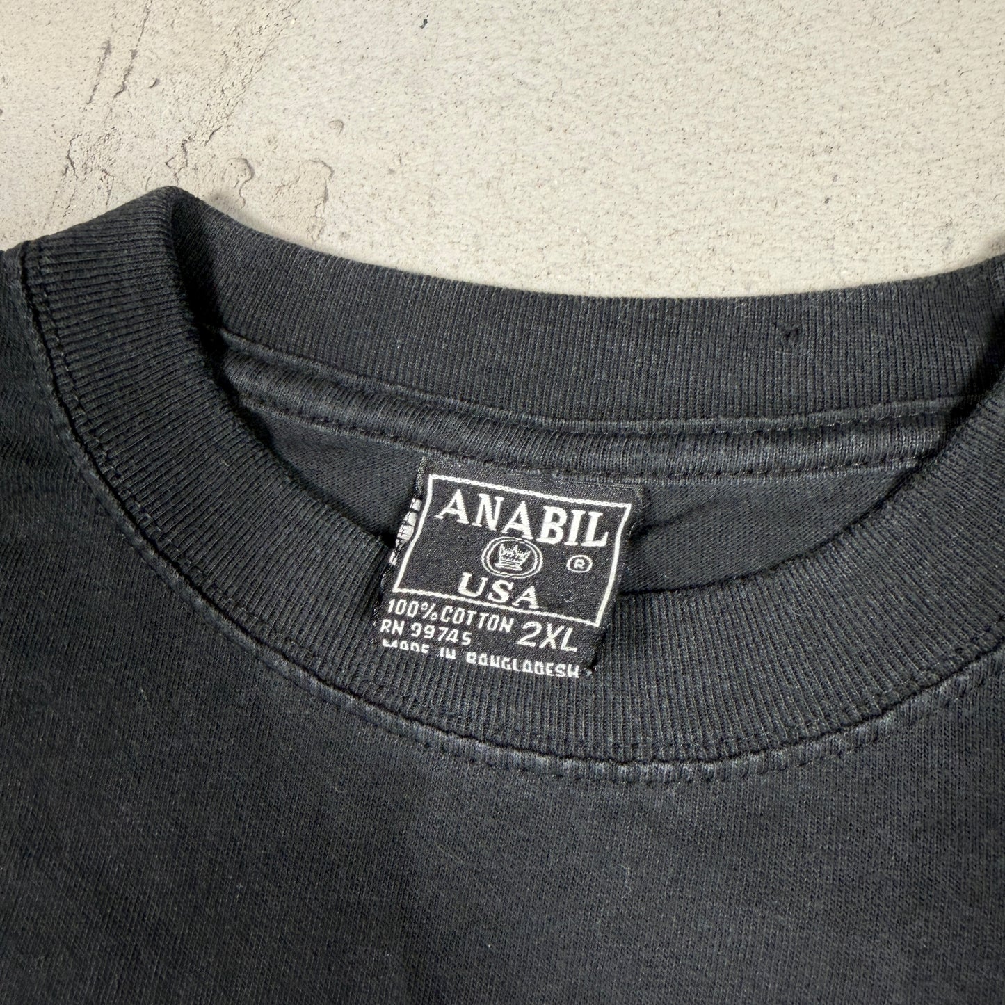 Y2K Hustlers Chronic Krispies Cannabis Black Tee Size XXL USED v17811