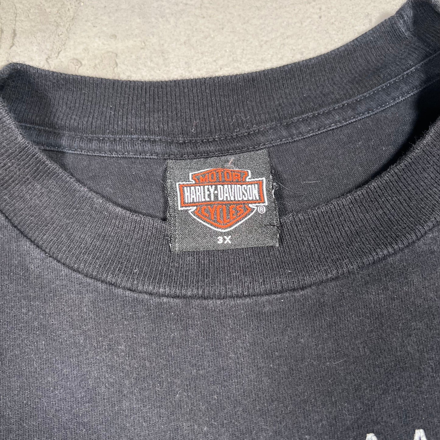 2006 Harley Davidson Black "Adrenaline" Tee SIze 3XL USED v19408