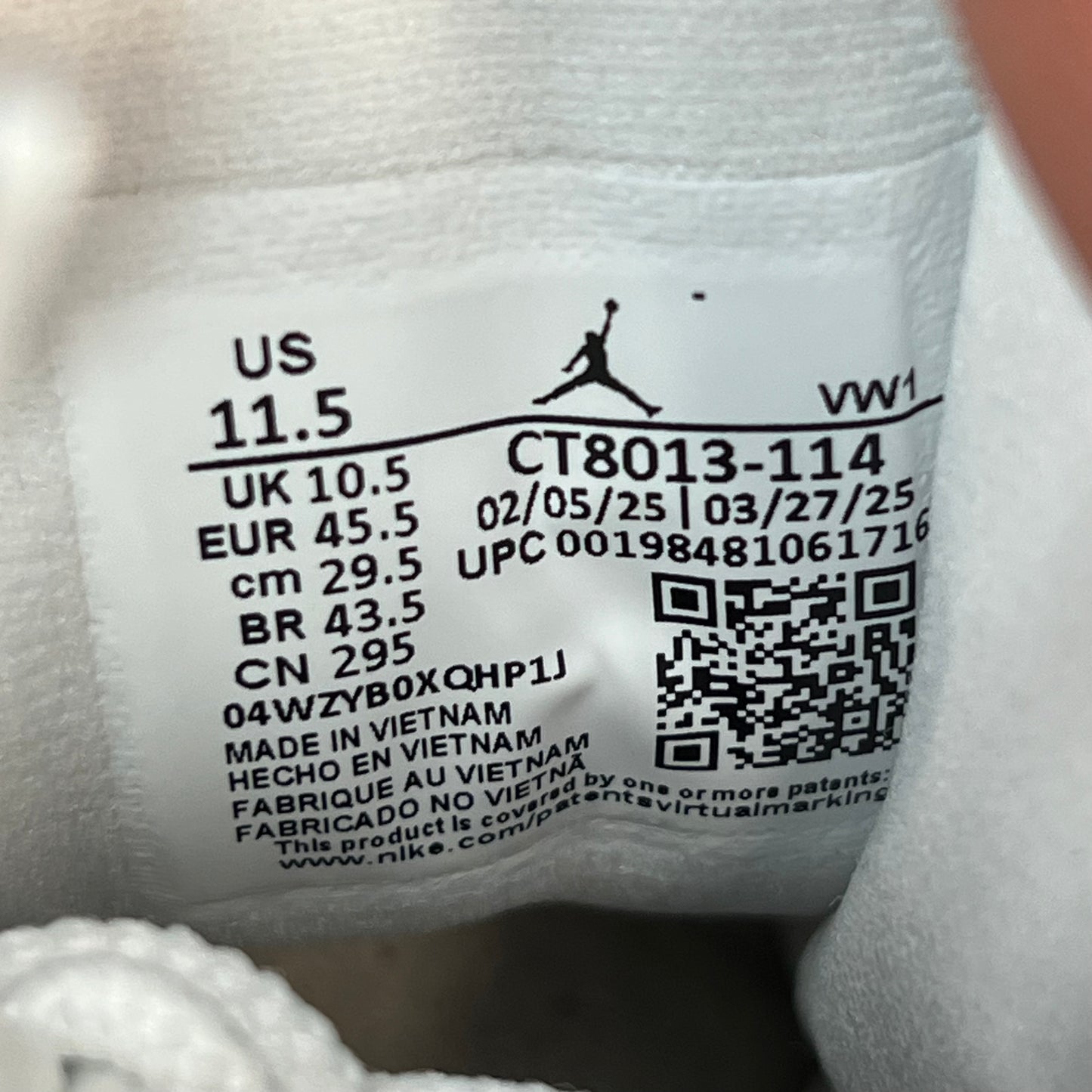Jordan 12 French Blue (2025) Size 11.5 NEW s17667