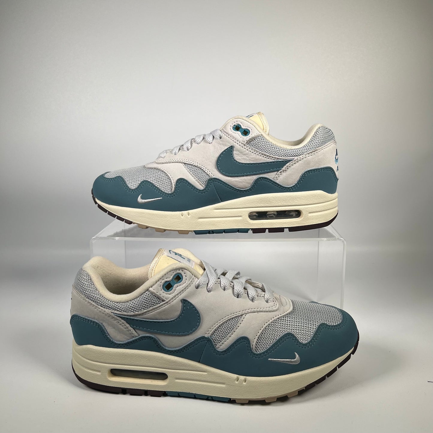 Nike Air Max 1 Patta Waves Noise Aqua (2021) Size 7 USED s18155