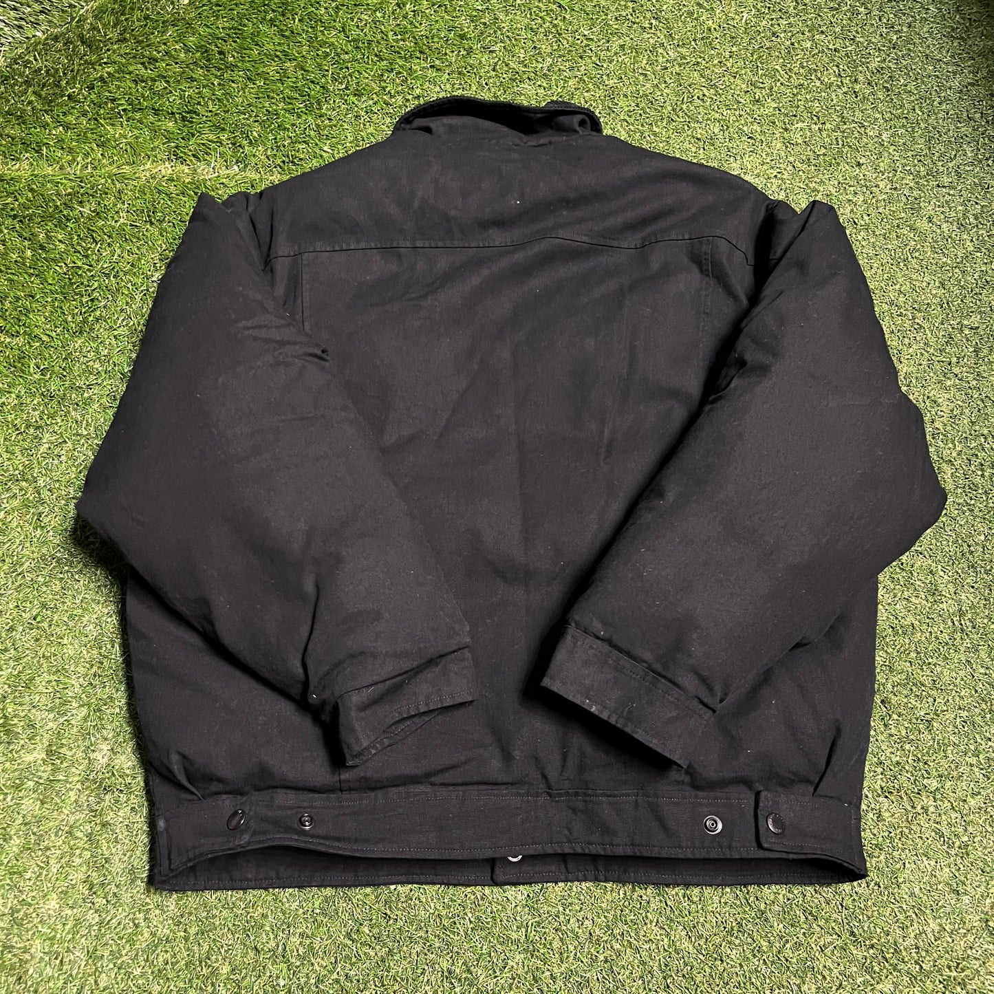 Supreme x Schott Black Trucker Jacket Size XL USED x14250