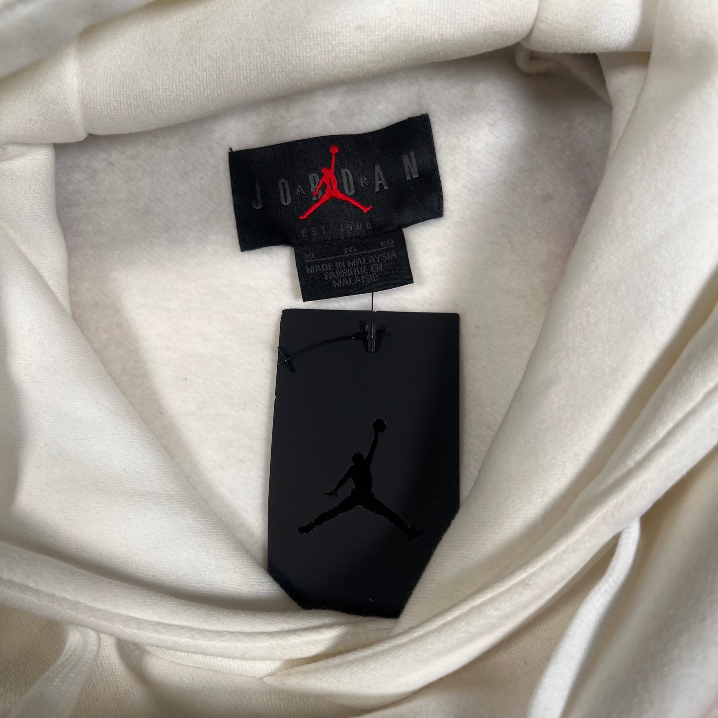 Air Jordan White Logo Hoodie Size XL NEW v17921