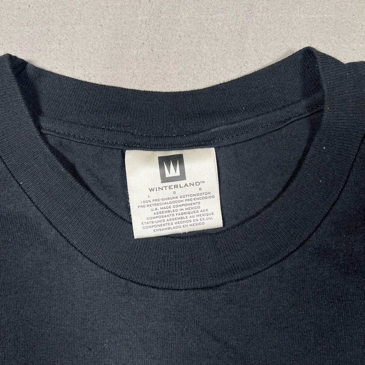 1998 Jay Z Big Head Promo Rap Black Tee Size Large USED v13949