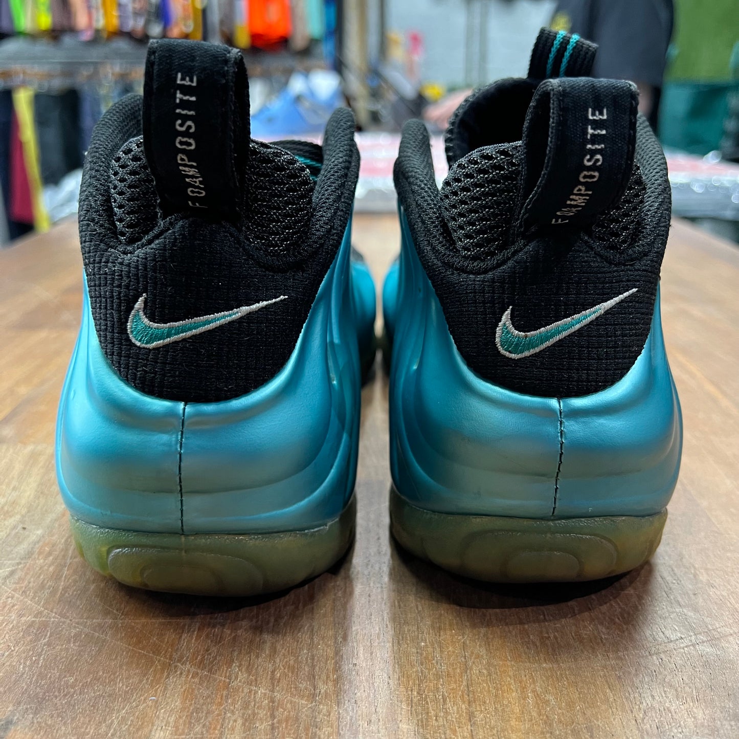 Nike Air Foamposit Pro Electro Blue Size 8 USED S17116