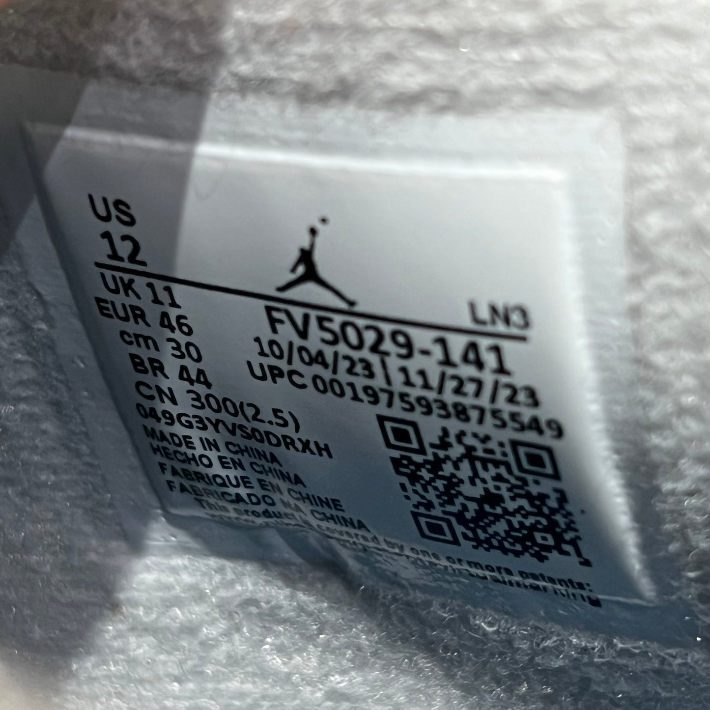 Jordan 4 Military Blue (2024) Size 12 USED s18835