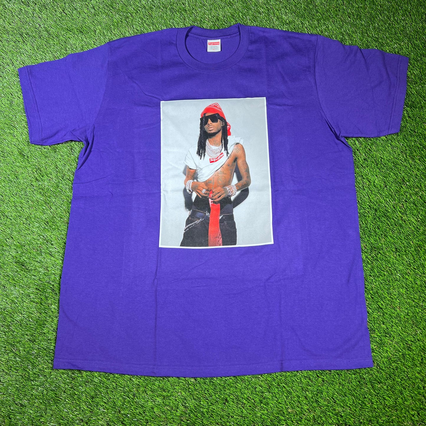 Supreme Playboi Carti Purple Tee Size XXL NEW x14390