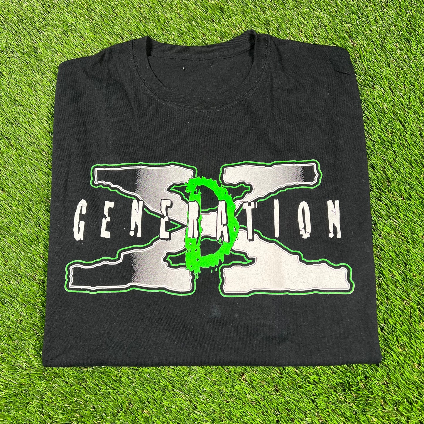 D-Generation X "Break it Down" Black Tee Size Large USED v16762