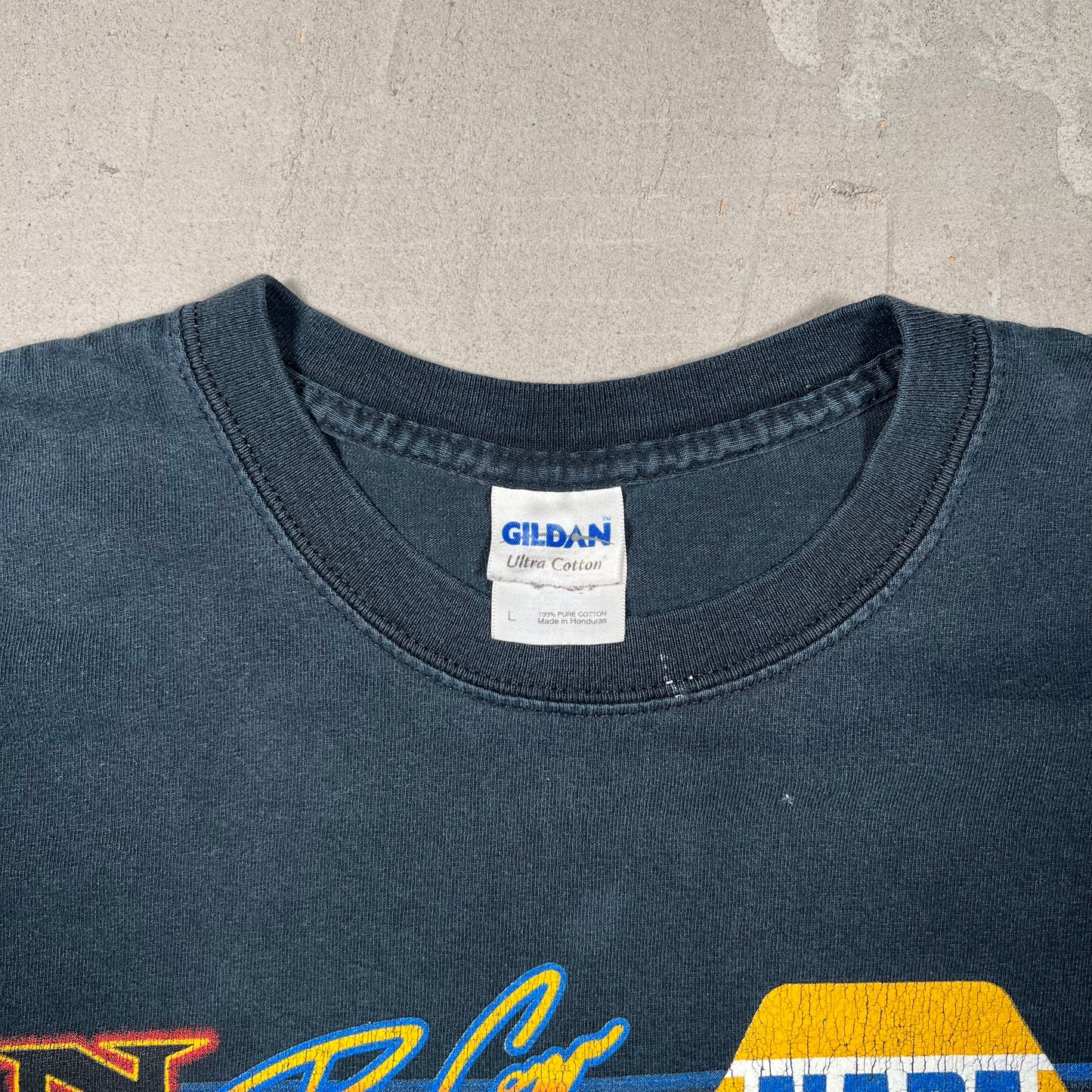2008 Nitro Thunder Napa Racing Black Tee Size Large USED v19223