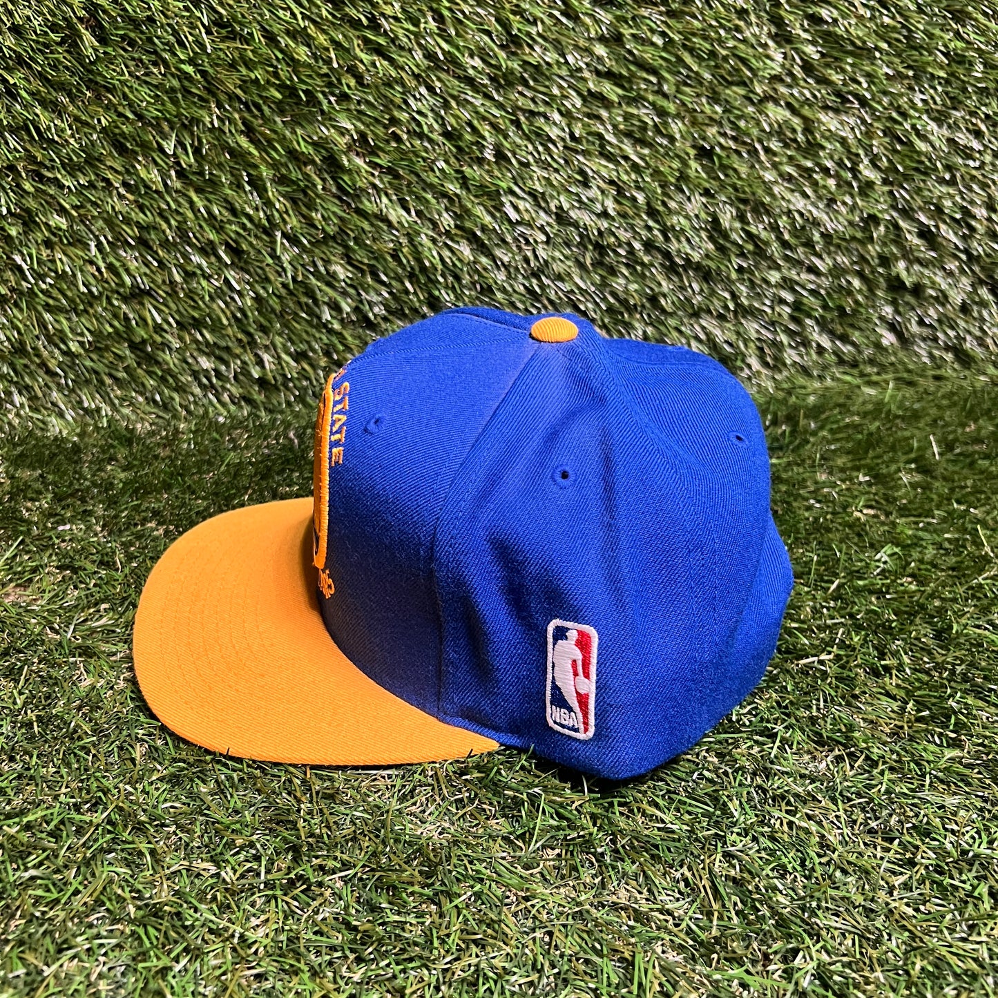Mitchell & Ness Golden State Warriors Blue Hat One Size USED v15993