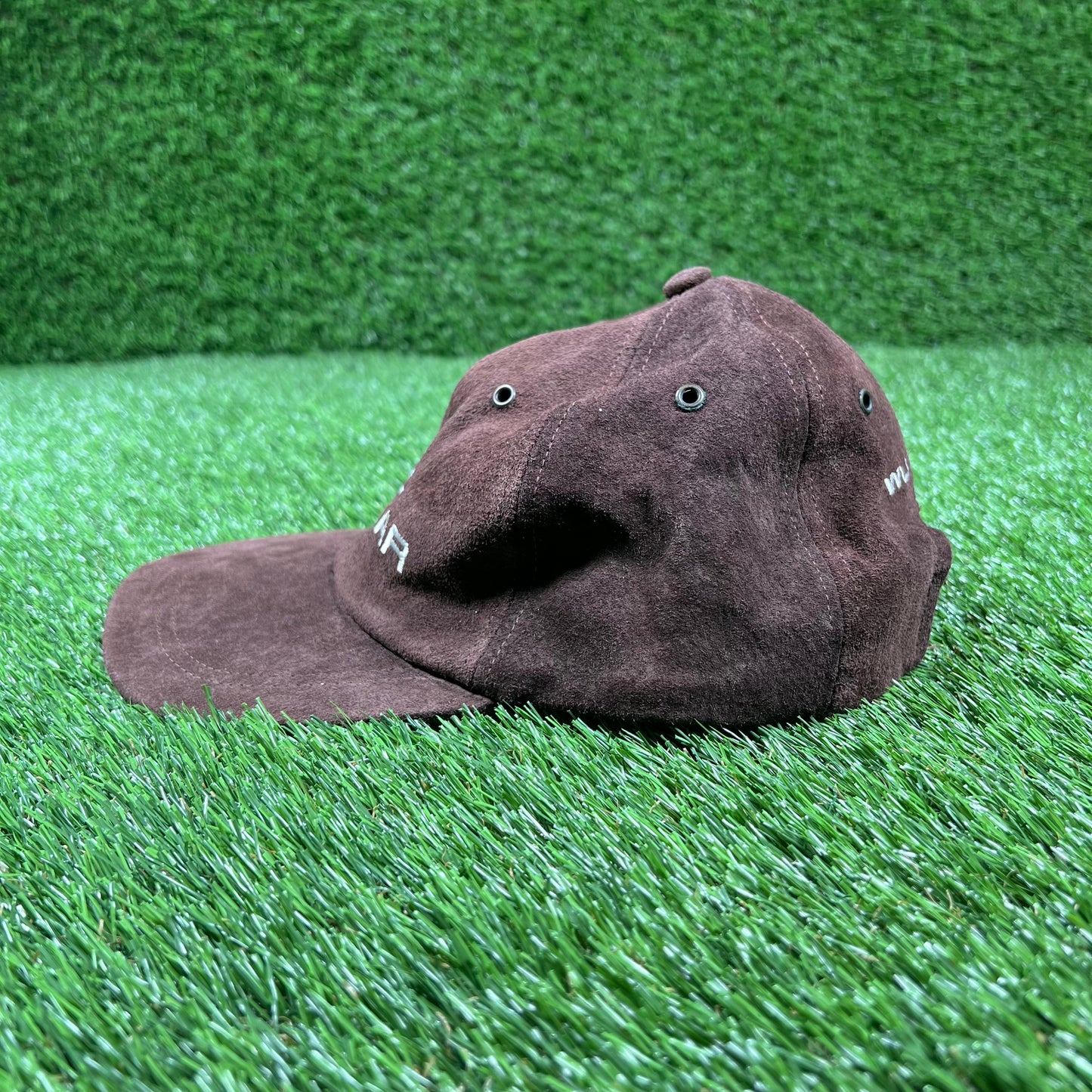 1990s Wu Wear Tang Brown Suede Hat USED v17017
