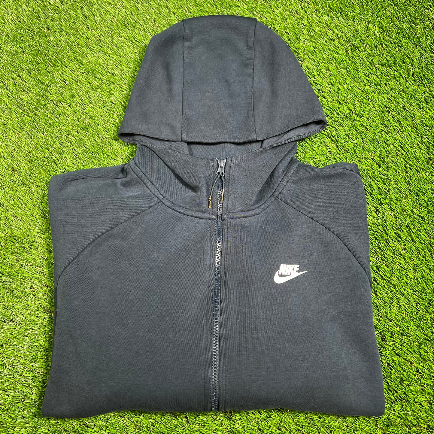 Nike Navy Tech Zip Up Hoodie Size XL USED v16515