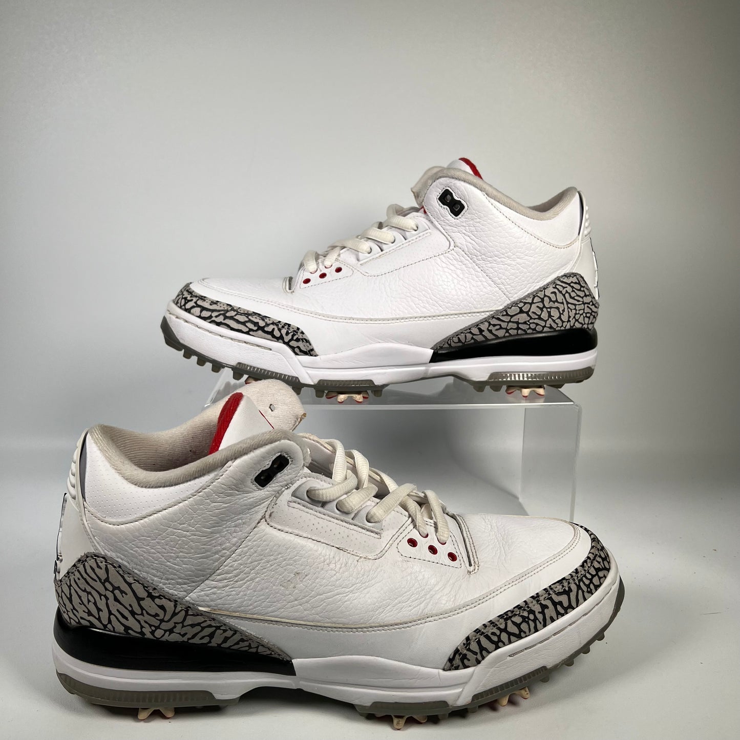 Jordan 3 White Cement Golf (2017) Size 12 USED s3293