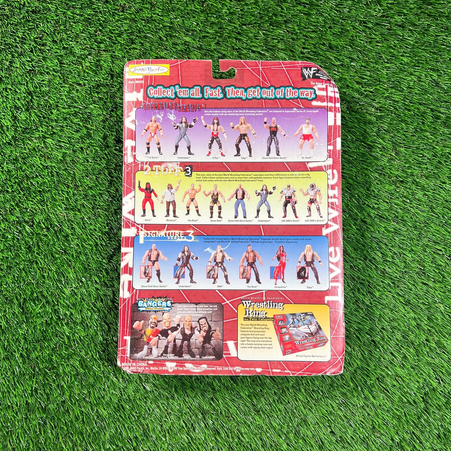 1998 WWF The Rock "Live Wire 2" Action Figure NEW v18293