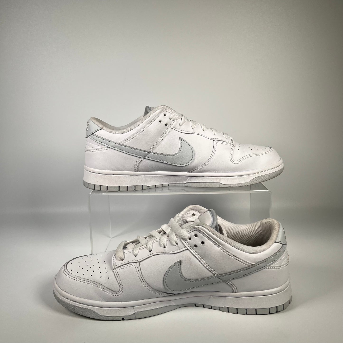Nike Dunk Low White Pure Platinum (2022) Size 10 USED s17870