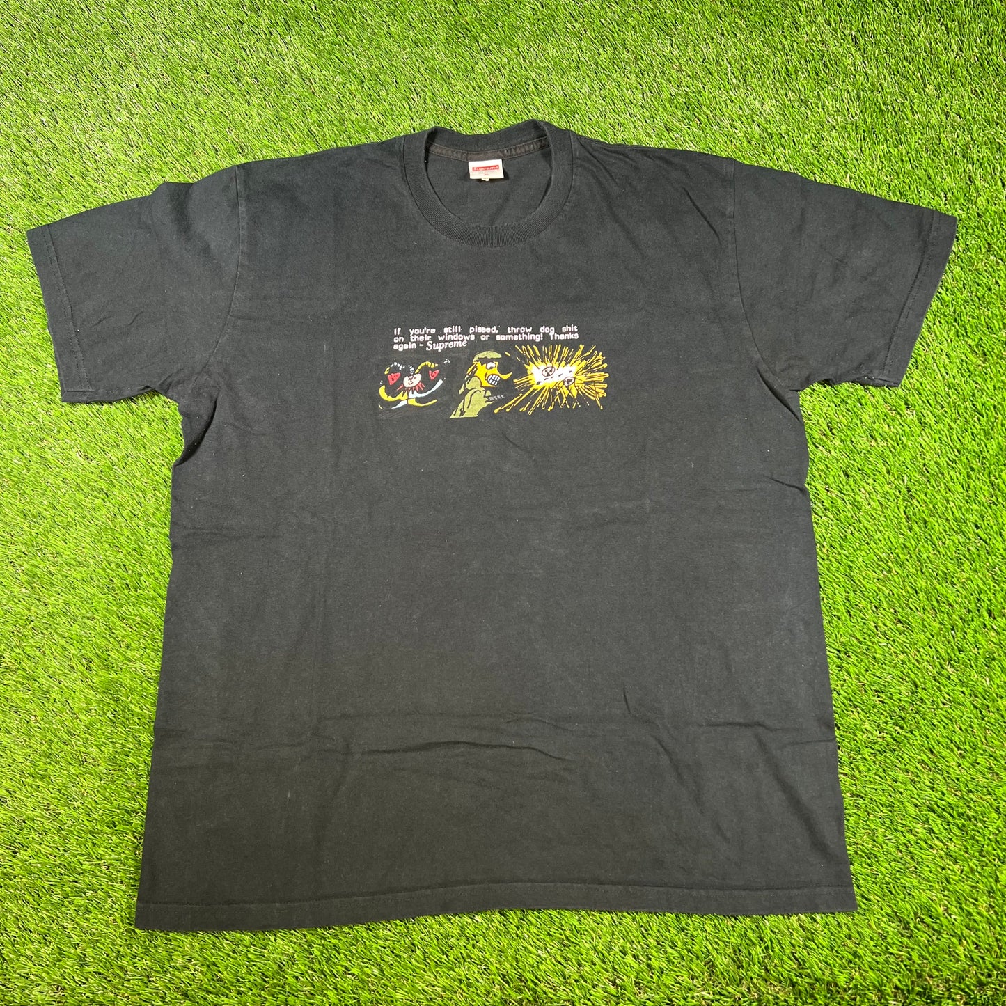 Supreme Dog Shit 2017 Black Tee Size XL USED x14431