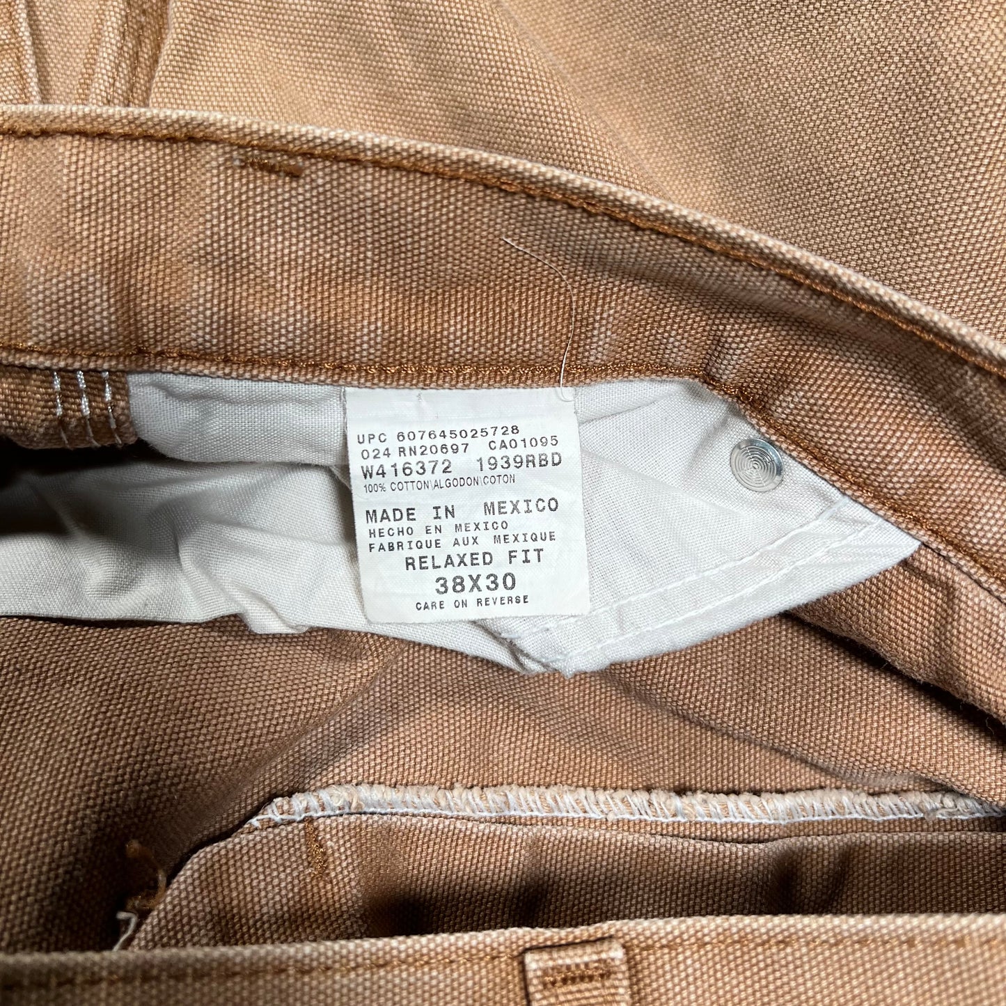 Y2K Dickies Khaki Workwear Pants Size 38 USED v18557