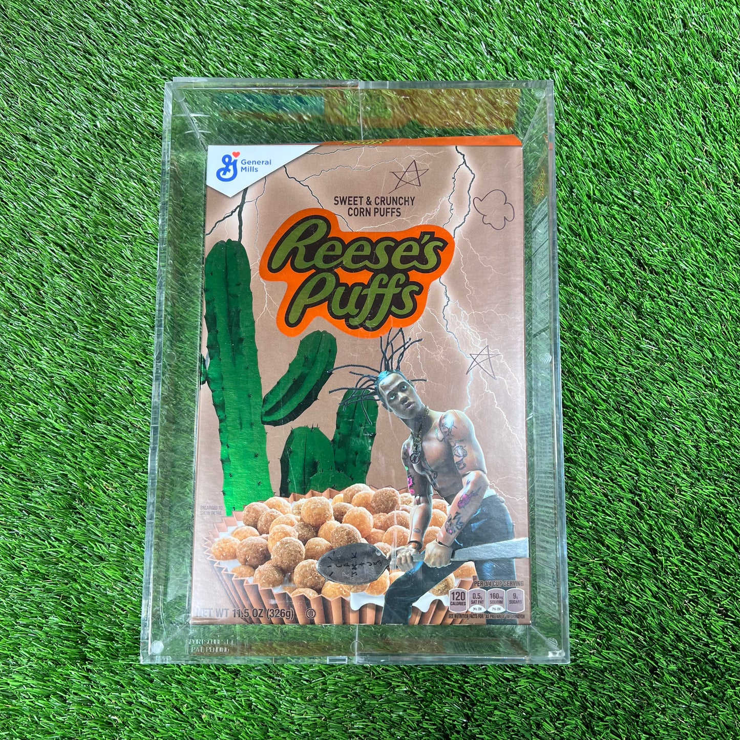 Travis Scott Reese Puffs Cereal Box NEW
